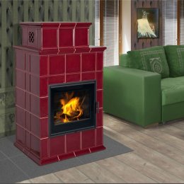 Изразцовая печь-камин Hein Baracca 9 керамика